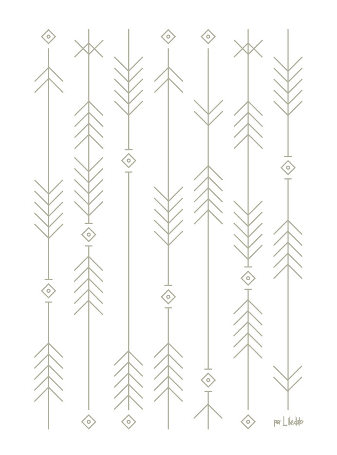 espigas #illustration #pattern #poster