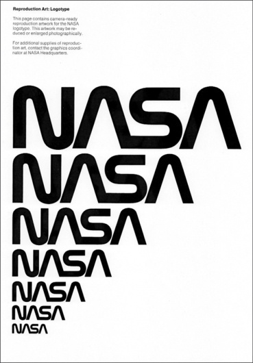 NASA 1976 Identity Guidelines | #design #graphic #branding #typography