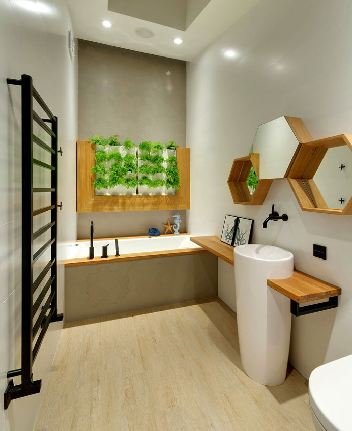 Two-Level Apartment by Ki Design Studio - #architecture, #home, #decor, #interior, #homedecor,