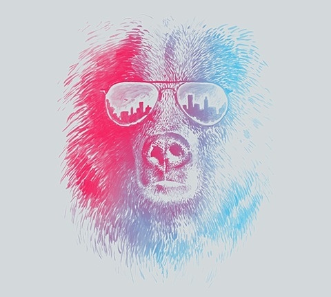 FFFFOUND! | Tee designs selected by Threadless on the Behance Network #illustration