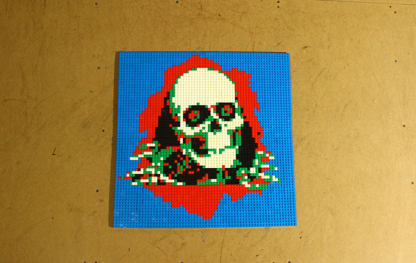 Lego mosaic of the Powell Peralta Ripper | Flickr Photo Sharing! #ripper #lego