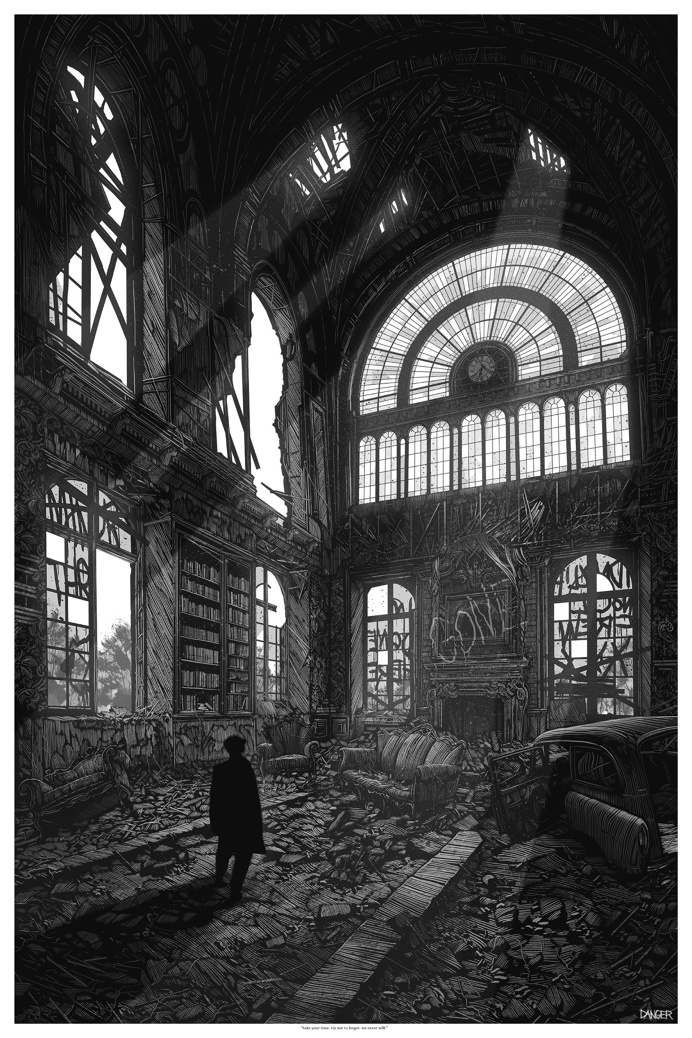 "take your time. try not to forget. we never will." by Daniel Danger #DanielDanger #Illustration