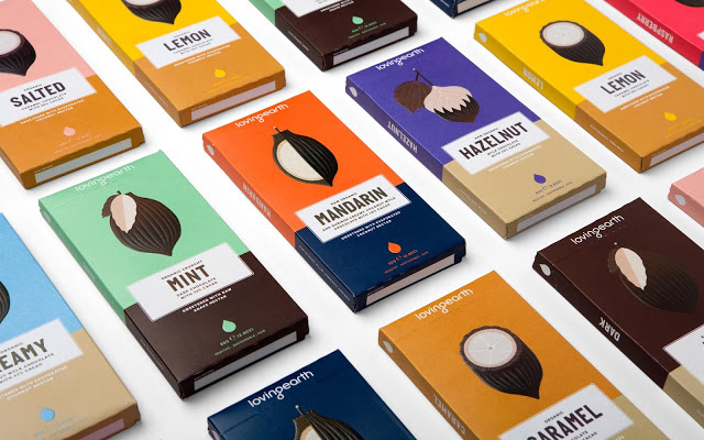 Loving Earth #typography #packaging