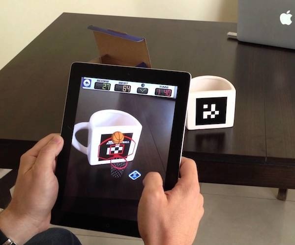 AR Basketball App Mug #gadget