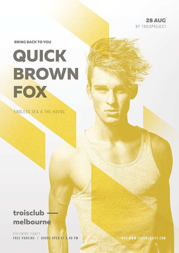 Minimal Duotone Poster