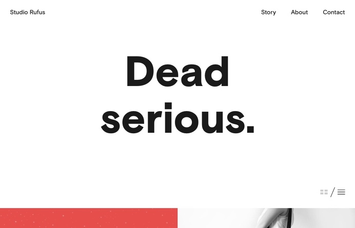 Studio Rufus, inspiration N°595 published on The Gallery in date February 15th, 2016. #website