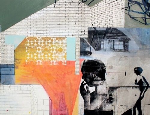 Kristen Schiele « PICDIT #mixed #painting #media #art
