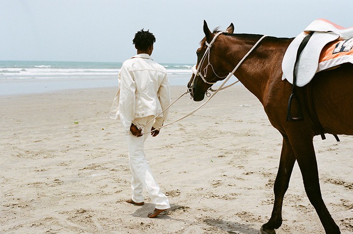 Horsing in Ghana for Helmut Lang - Fucking Young!