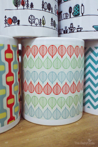 The Babybirds Projects » Pattern Mugs – Pre Order Now! #mugs #pattern #retro #mug