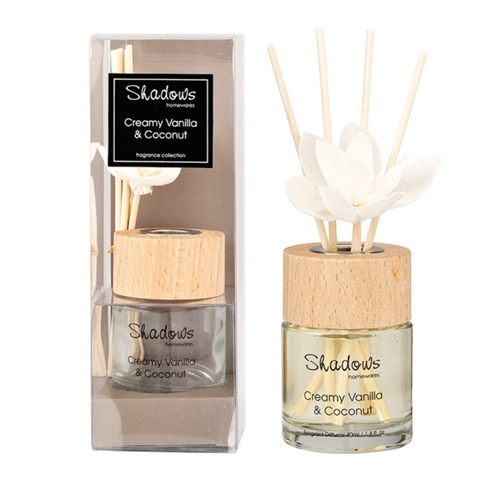 Fragrant Solar Flower Diffuser Creamy Vanilla & Coconut, 40 ml