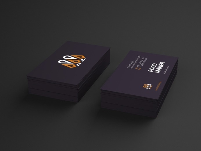 Food Maker - grab . the . eye . | design & visual communication #maker #branding #spices #card #food #identity #stationery #logo