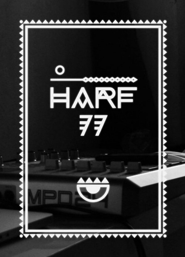 HARF 77 on the Behance Network #font #punk #77 #poster #oggian #marco #typography
