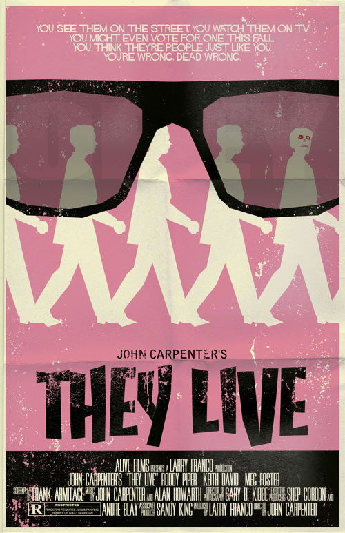 They Live Poster by ~markwelser on deviantART #movie #horror #poster