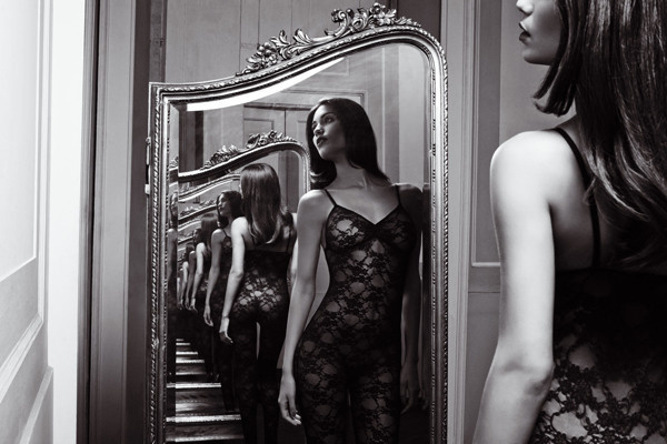 Goldenpoint F/W underwear on Behance #white #mirrors #b&w #black #and #fashion #repeating #bw