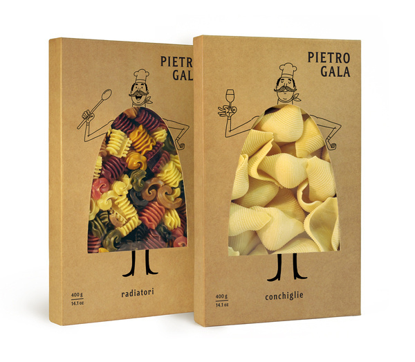 Дизайн упаковки пасты «Pietro Gala» #packaging #gala #pasta #pietro #bespoke #funny