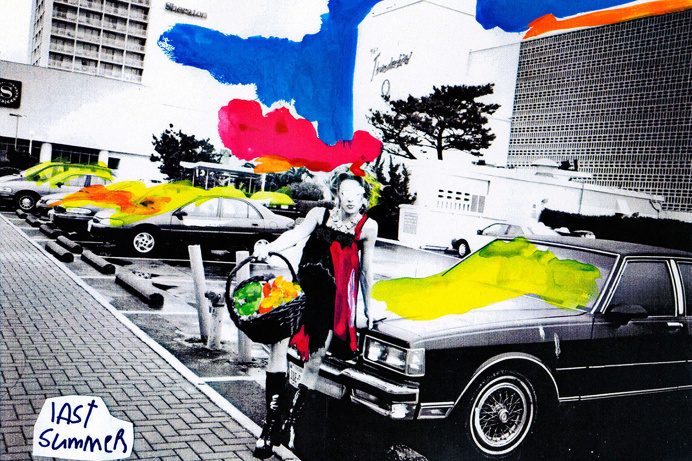 Felix Larher Collage and Paint #illustration #art #collage #paint #Felix #Larher