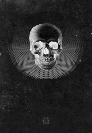 Systems of Space #black #white #poster