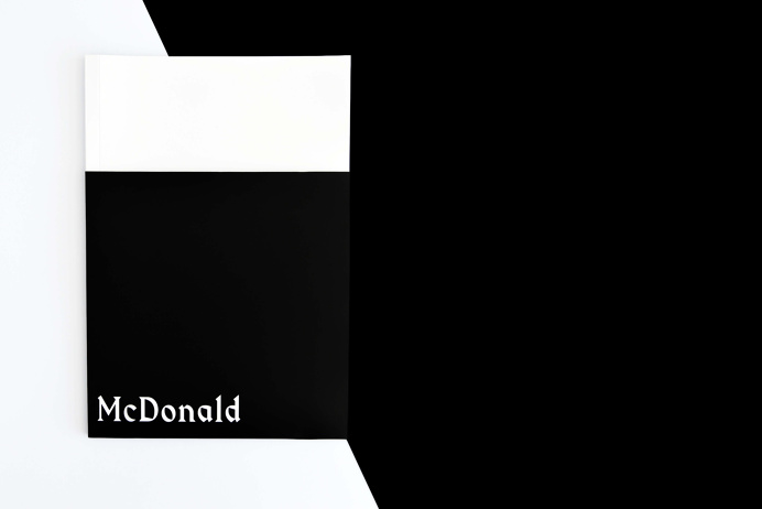 Charlotte McDonald - Luke Dodridge #publication #book #fashion #lookbook #black #white #typography #design