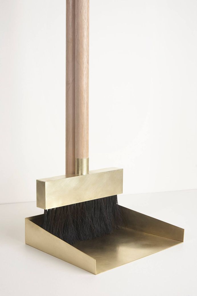 Brass Dustpan and Broom by Studiokyss