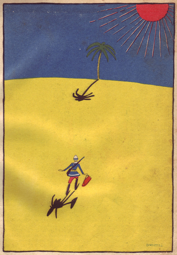 Salvador Bartolozzi's Pinnochio 50 Watts #bizarre #fairy #tale #print #illustration #colour