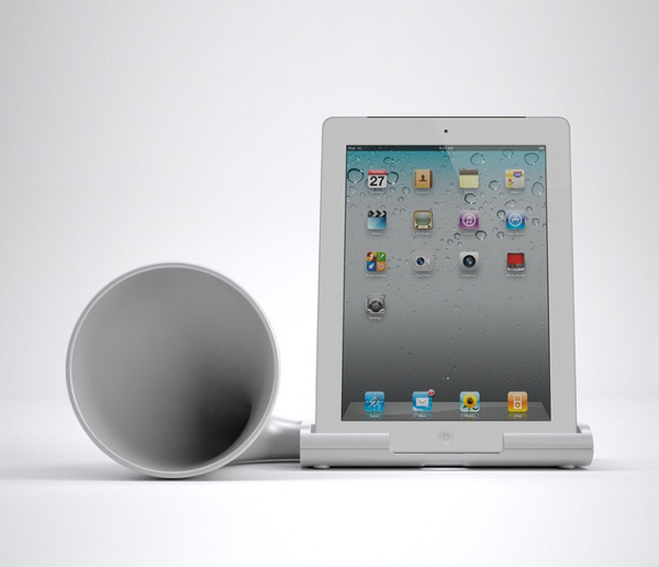 Megafon iPad Speaker #tech #amazing #modern #innovation #design #futuristic #gadget #ideas #craft #illustration #industrial #concept #art #cool