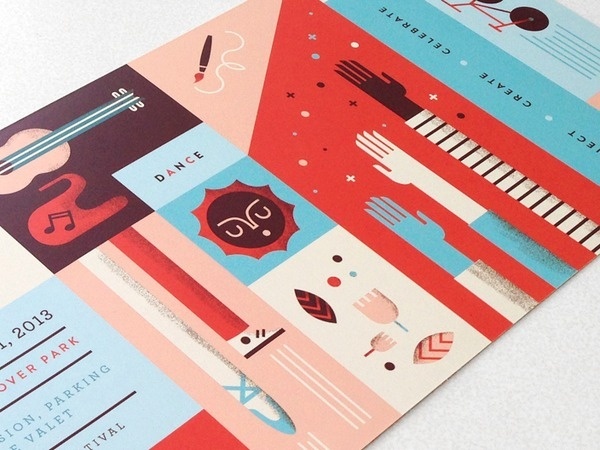 Ludlow Kingsley | Work | Santa Monica Festival #sun #design #illustration #hands #face #feet