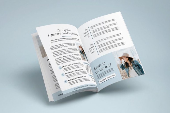 Coaching Package Template ~ Magazine Templates