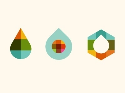 Dribbble - drops by Rick VanderLeek #dribble #branding #vanderleek #design #colors #rick #drops