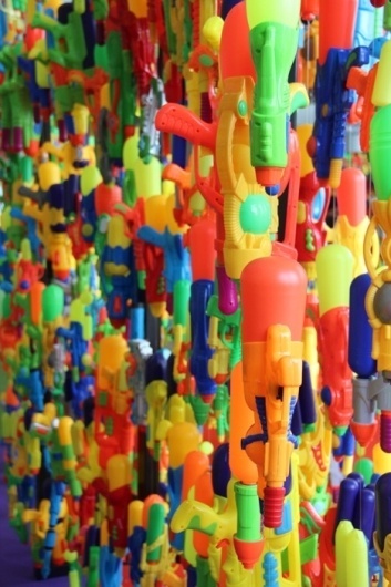 Super Soaker Surplus at the Hong Kong Art Fair - Core77 #soaker #super