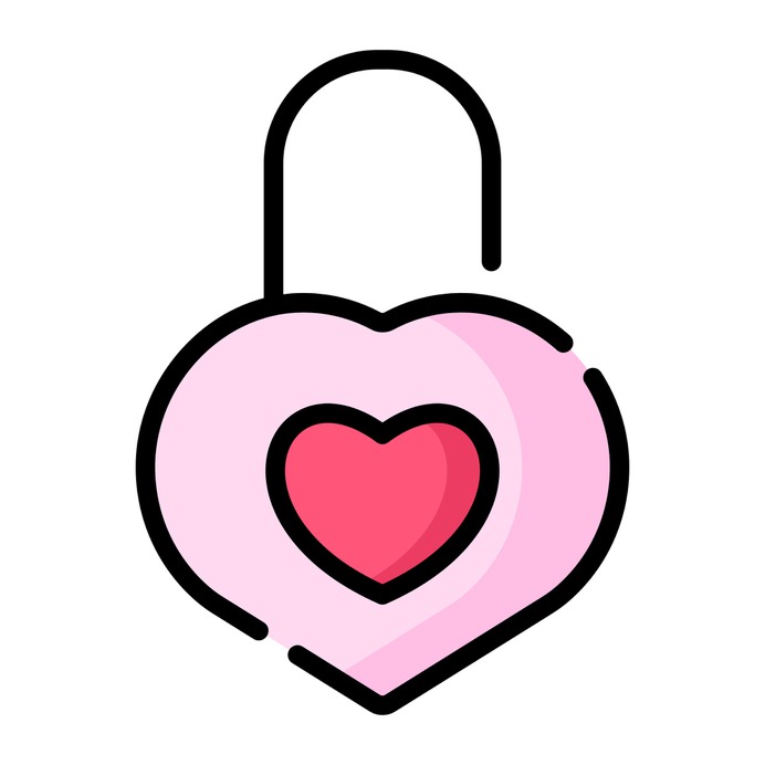 See more icon inspiration related to love and romance, valentines day, padlock, secure, hearts, locked, heart, love, security and lock on Flaticon.