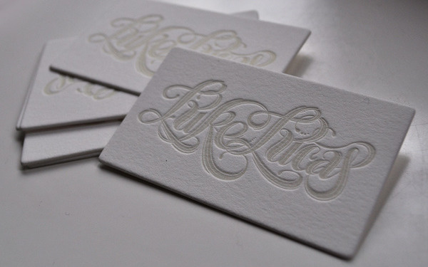 Business Cards 2012 Luke Lucas – Typographer | Graphic Designer | Art Director