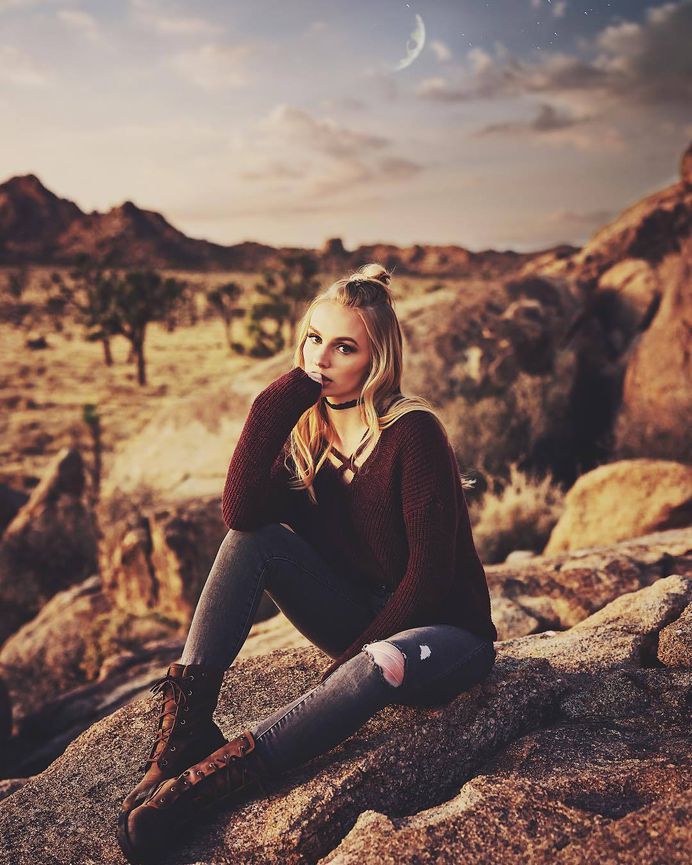 Katie Grace Bell by Matt Garcia in Joshua Tree National Park
