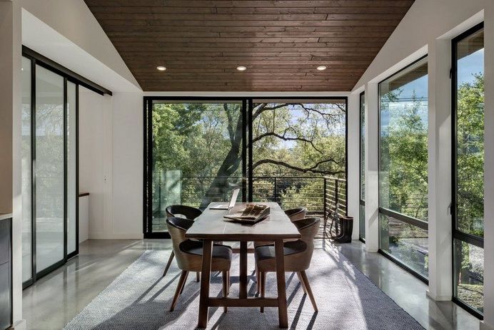 Home Office Addition: Creekbluff Studio by Matt Fajkus Architecture 6