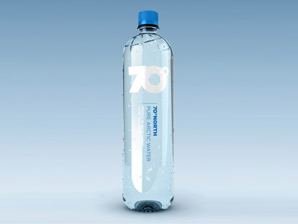 Packaging of the World: Creative Package Design Archive and Gallery: 70N Pure Arctic Water #package
