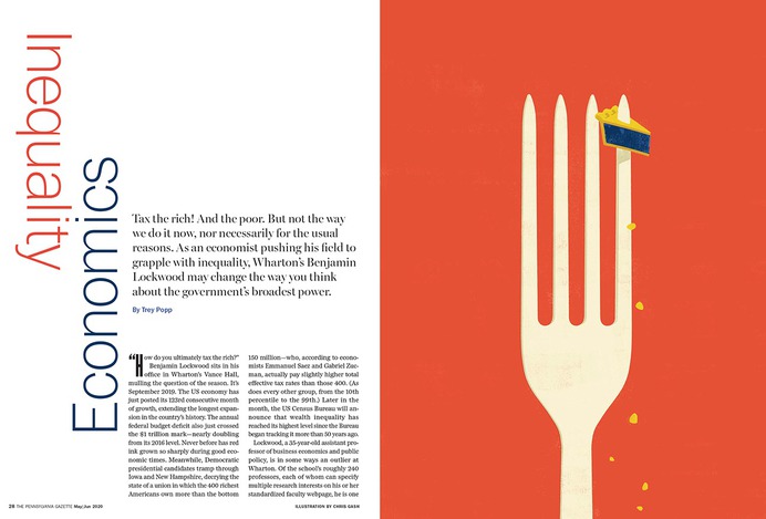 Pennsylvania Gazette | Addressing inequality in taxation #illustration