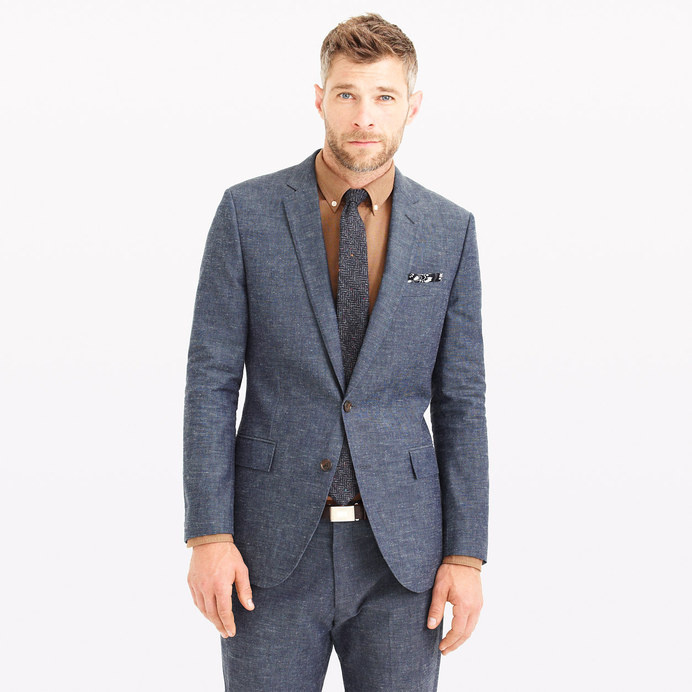 Ludlow suit jacket in Japanese chambray - suiting -Men- J.Crew #suit