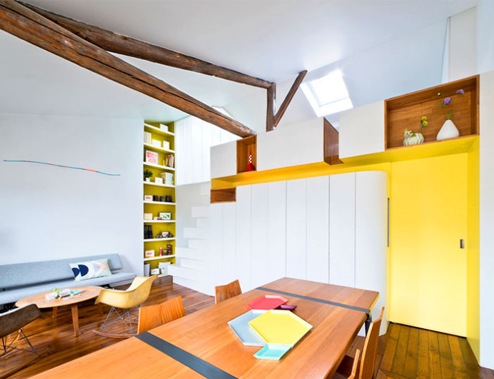 Fashionable Parisian Apartment by SABO Project - #decor, #interior, #homedecor, #furniture,