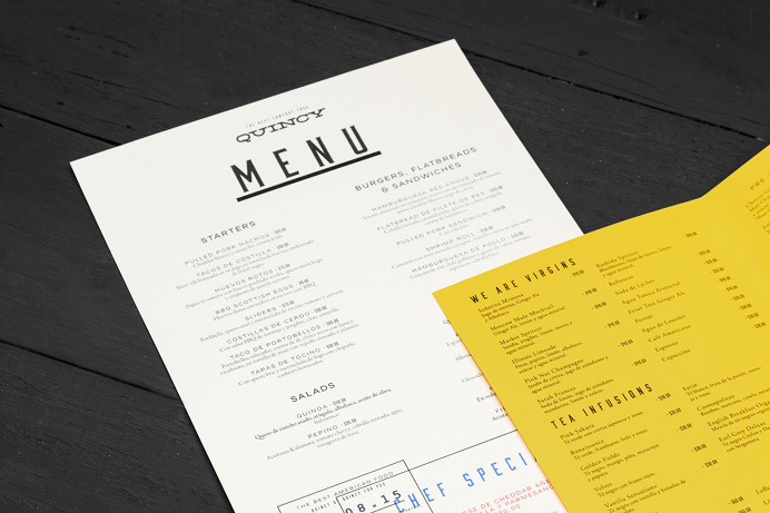 The all american comfort food. New spot located in San Luis Potosí, Mx. For the brand Parametro studio selected a wide set of types to crea