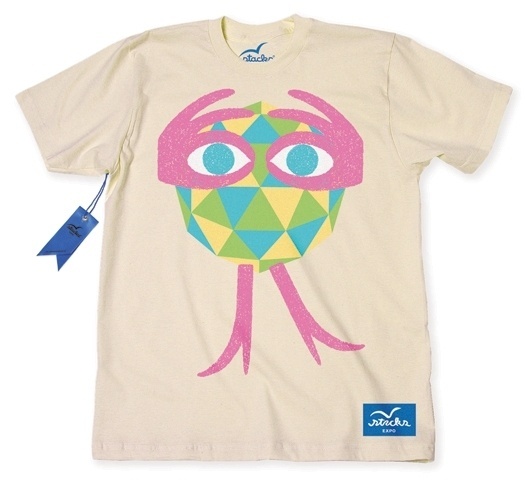 STACKS WORLD EXPOSITION, ART DIRECTION, 2006 — MICHAEL LEON STUDIO #leon #tshirt #eye #illustration #stacks #hand #michael