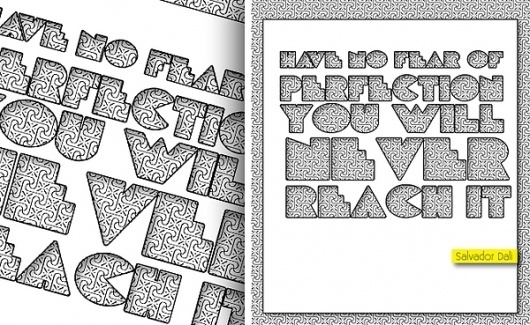 Quotes on Design - Typography on the Behance Network #inspirational #modern #quote #print #design #poster #typography