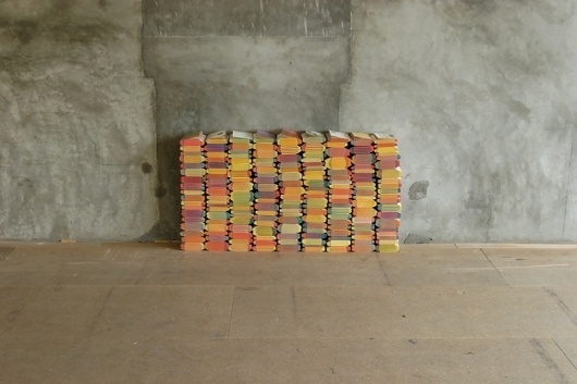 5453675028_6c272c93b0_o.jpg (JPEG Image, 803x535 pixels) #stack #neatly #books #wall #placed #art