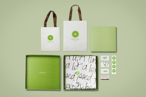Mucho Piperlime #pattern #business #card #identity #bag #lime
