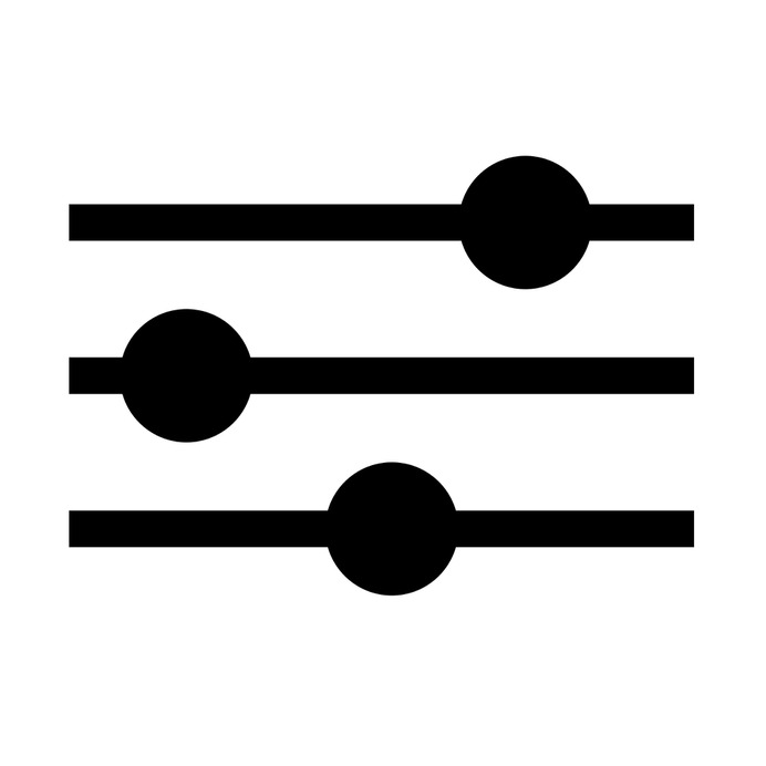 See more icon inspiration related to slider, adjust, setup, ui, sliders, levels, adjustment, electronics, options, controls, photography, settings, interface, camera and computer on Flaticon.