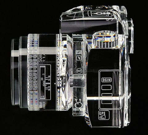 Glass Sculpture of Canon 7D | PICDIT #glass #sculpture #art