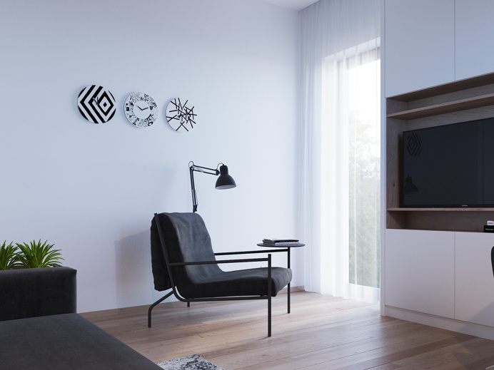 Minimal scandinavian house Kolodishchi