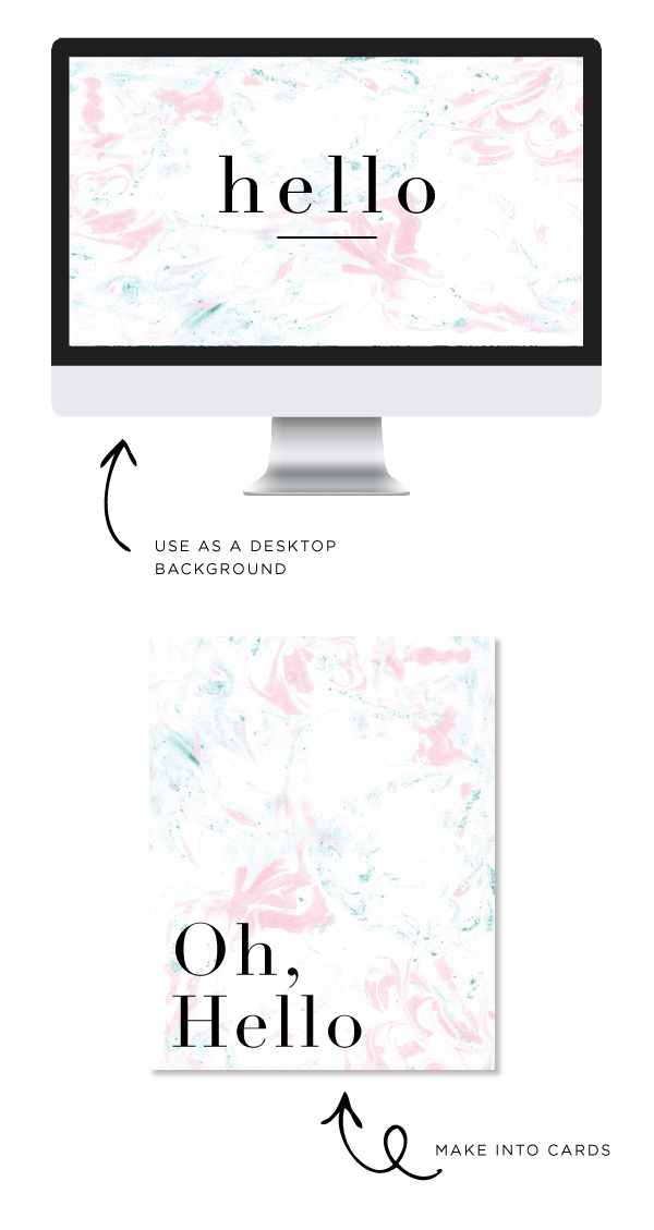 MARBLEpink #computer #desktop #screensaver #you #card #thank #marble #blue