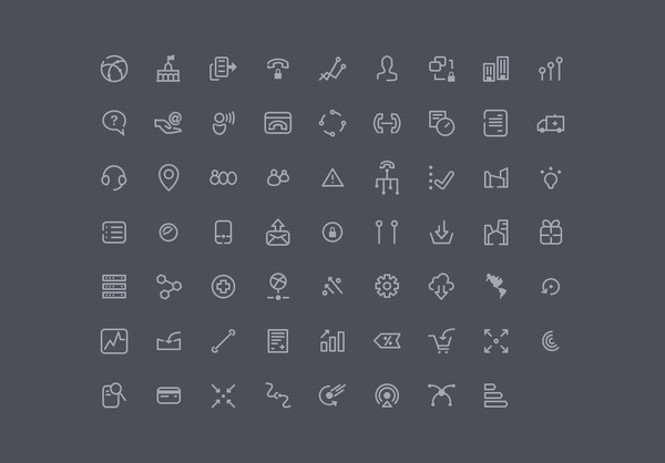 Single Line Icons, Kol Interactive #icon #picto #line #symbol