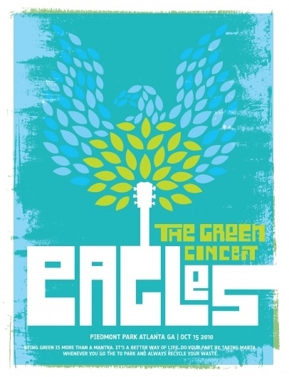 PIEDMONT PARK CONSERVANCY | JEFF OEHMEN #jeff #design #park #illustration #piedmont #for #poster #oehmen #eagles