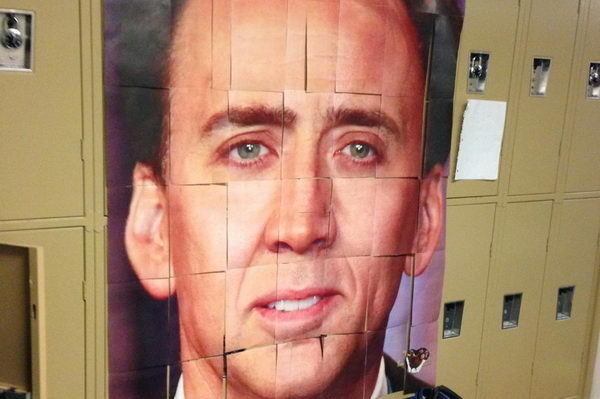 Nicolas Cage Photo Locker Decoration #design #makeup #decor #locker #decoration