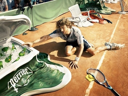 Onestep Creative - The Blog of Josh McDonald » Perrier Ad Campaign #campaign #ad #perrier #girl